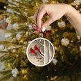 thumbnail image 2 of Cardinal Christmas Ornaments Wooden Sympathy Grief Gift Cardinals Memorial Ornament Decorations Holiday Hanging Ornament Tree Decor Supplies for Tree Door Remembrance Condolence Gifts, 2 of 5