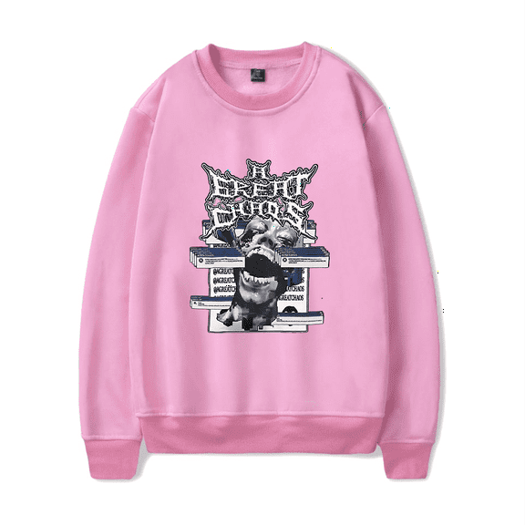 Ken Carson Merch Sweatshirt Crewneck A Great Chaos Album Hooded Hoodie LiveChaos Tour Women Mens Streetwear Long Sleeve