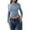 Blue-18, variant on Mittory Womens Long Sleeve Crop Tops Basic Slim Fitted Shirts Fashion Going Out Tops Teen Girl Clothes
