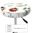 thumbnail image 4 of Balery Watercolor Ladybug Round Bar Stool Seat Covers Velvet Fabric Adjustable Protects from Scratches and Stains for 14-17 Inch Chair-12 inch, 4 of 7