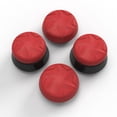 thumbnail image 2 of PlayVital Thumbs Pro Razor Thumbstick Extender for Xbox Core, for Xbox Series X/S Controller, Joystick Caps for Xbox One Controller - 2 High Raise & 2 Mid Raise Concave - Scarlet Red & Black, 2 of 6