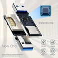 thumbnail image 5 of Robusto lector de tarjetas Micro SD USB 3,0 2,0 2 en 1, transmisión de datos de alta velocidad, compatibilidad de hasta 5Gbps, múltiples para cámara de PC, 5 of 5