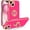 Hot Pink, variant on Compatible with iPhone 15 Case, Phone Case iPhone 15, Slim Fit Ring Holder Shockproof Kickstand Magnetic Car Mount Supported Non-Slip Protective Women Girls Men Boys Cover, White