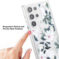 thumbnail image 5 of KAIYANG Funda ultra transparente para Samsung Galaxy S23, funda protectora de TPU con airbag y estampado de flores, color blanco y multicolor, 5 of 5