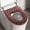 🔥 Brown_New#2537, variant on Plush Toilet Seat Cover | Thickened Winter Toilet Seat Cushion | Washable Polyester, Soft Comfort, Hygienic & Durable | Fits 16.9x14.5in, Easy Install, Gray Red Brown Purple