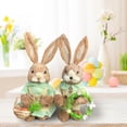 thumbnail image 5 of Easter Decoration Set Spring Home Decor, Bunny Decor for Home, Indoor, Tiered Tray, Spring Rabbit Stuffed Centerpiece Table, Easter Basket Stuffers Essentials for Women, Gnome Surprise, 5 of 7