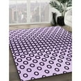 thumbnail image 2 of Ahgly Company Indoor Rectangle Patterned Rebecca Purple Area Rugs, 2' x 5', 2 of 6
