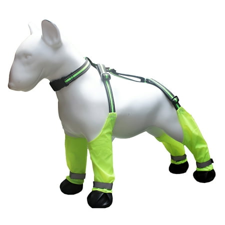 TELOLY Dog Shoes Soft Fit Dog Boots No Restriction Dog Winter Boots Green XL