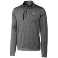 thumbnail image 2 of Men's Cutter & Buck  Gray Omaha Storm Chasers Stealth Heathered Quarter-Zip Top, 2 of 3