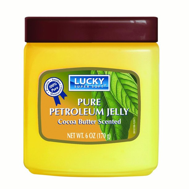 Lucky Super Soft Petroleum Jelly, Cocoa Butter, 6 Oz