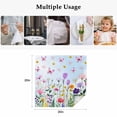 thumbnail image 5 of Spring Floral Cloth Napkins, Butterflies Botanical Blue Ombre Washable and Reusable Dinner Napkins Set of 2, Table Napkin for Kitchen Party Birthday Wedding Hotel Housewarming 20"x20", 5 of 9