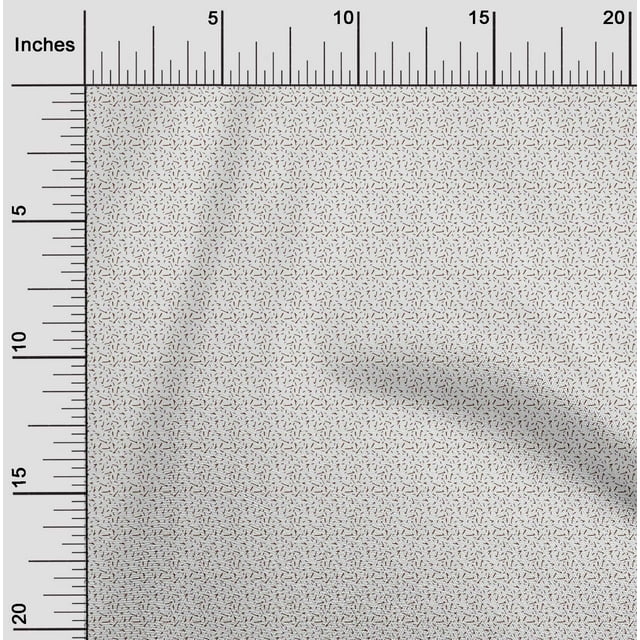 oneOone Polyester Lycra Brown Fabric Abstract Small Fabric For Sewing Printed Craft Fabric By The Yard 56 Inch Wide