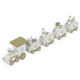 thumbnail image 2 of Trenes de juguete ANGGREK mini Escaparate de Navidad Madera rojo blanco Verde, 2 of 8