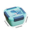 thumbnail image 3 of SUOKL Bento Box Salad Container Large Salad Bowl 4 Compartment Salad Lunch Container With Reusable Utensil Set And Container For Dressings, 3 of 7