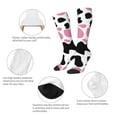 thumbnail image 6 of Daiia Sports Socks Cow Spots Printed Novelty Crew Socks for Men Women Knee High Socks Cotton Socks Soft & Breathable Support Unisex Socks, 6 of 9