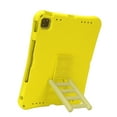 thumbnail image 6 of ELEHOLD For iPad Pro 11 2022/2021/2020/2018 EVA Shockproof Case Protective Cover, with 360° Rotating Stair Stand, Yellow, 6 of 11