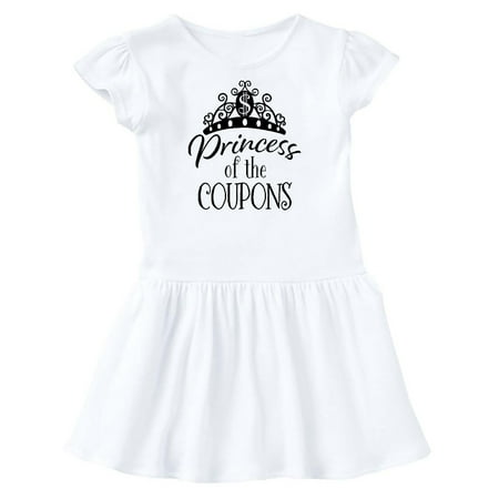 

Inktastic Princess of the Coupons Crown in Black Gift Toddler Girl Dress
