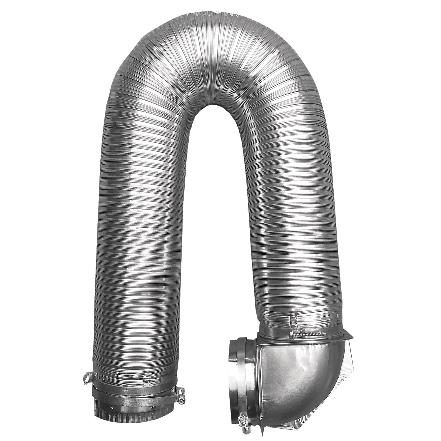 Builder's Best® 111718 4" X 8ft Ul Transition-duct Single-elbow Kit