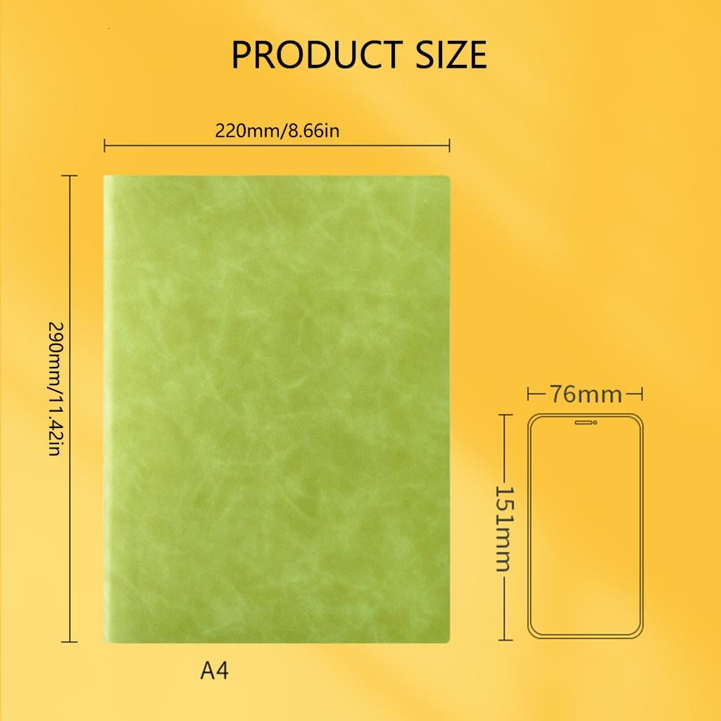Giaone A4 Journal Notebook Business Notepads Simple Meeting Notepad Thick Notebook