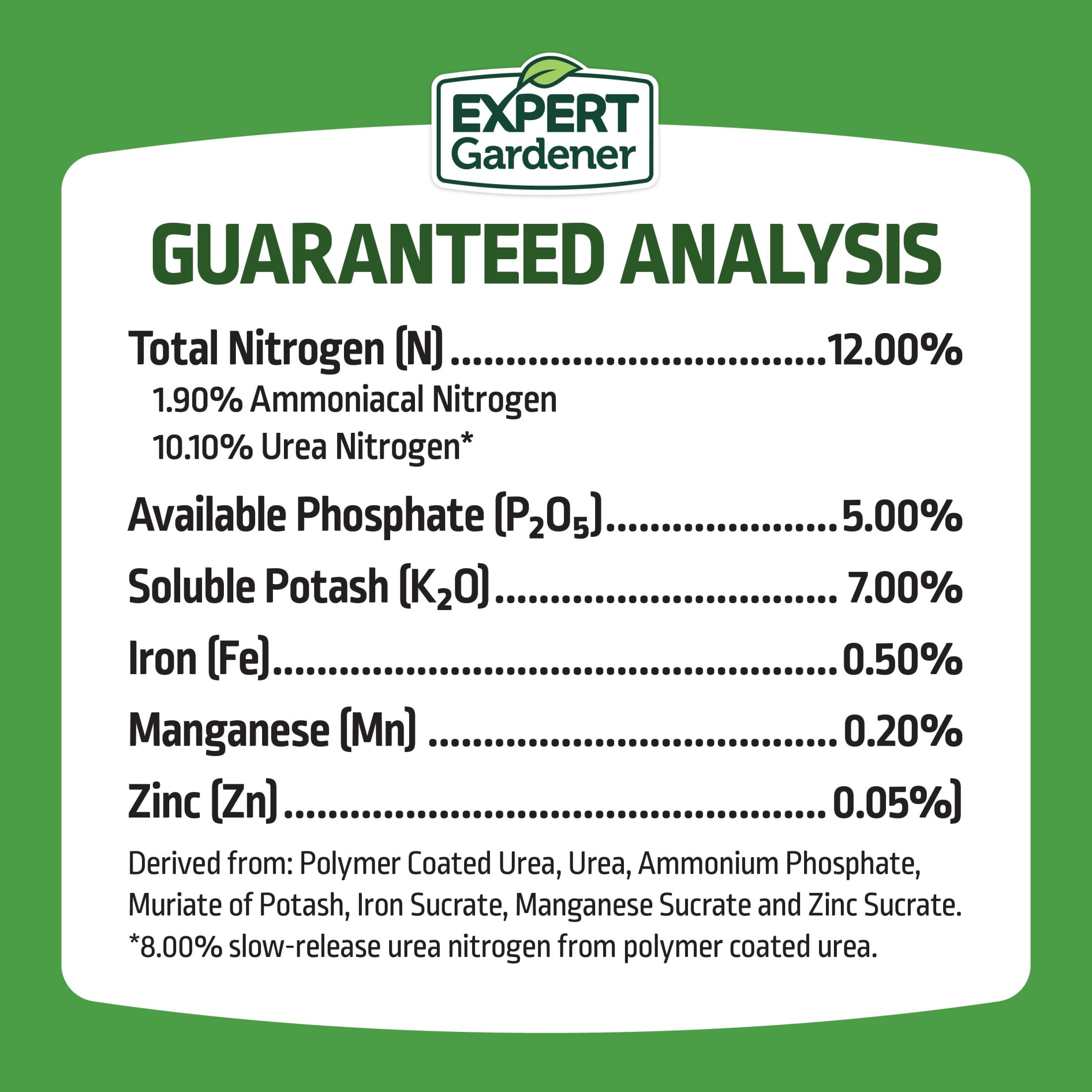 Expert Gardener All-Purpose Plant Food Fertilizer 12-5-7, 4 lb.