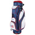 thumbnail image 1 of PowerBilt Golf TPS 5400 Sac de Chariot Supérieur à 14 Compartiments, Drapeau des É.-U. Rouge/blanc/bleu, 1 of 4