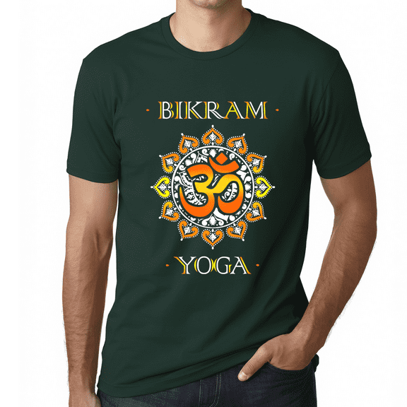 Premium Mens Bikram Yoga Shirts for Men Vintage OM Bikram Yoga Shirt