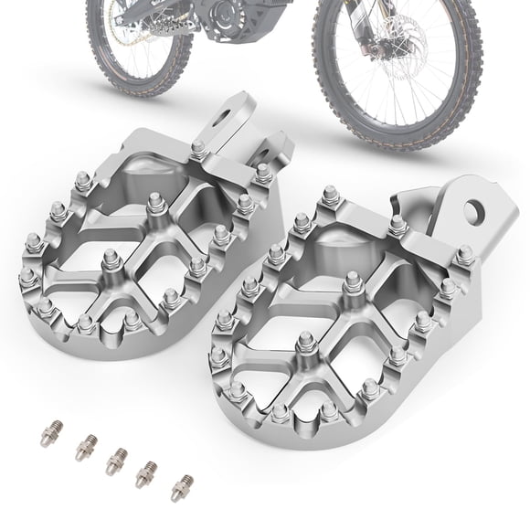 IUVWISN Estriberas para moto de cross Sur Ron de aluminio