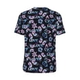 thumbnail image 3 of Haiem Hip Hop Hipster Baseball Jersey Button Down Shirts Sports Uniforms Men Women Jersey(Love Butterflies,X-Large), 3 of 9