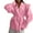 Pink, variant on Women's Long-Sleeved Lapel Suit Jacket Spring and Autumn Temperament Waist Tie Shoulder Pad Suit Jacket Brown M