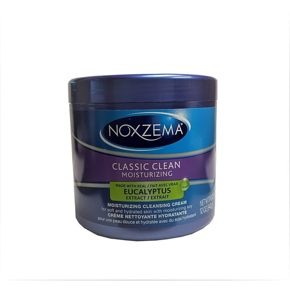 Noxzema Classic Clean Moisturizing Cleansing Cream Unisex, 12 Ounce (Pack Of 3)