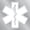 White, variant on EMS Star of Life Clear Sticker