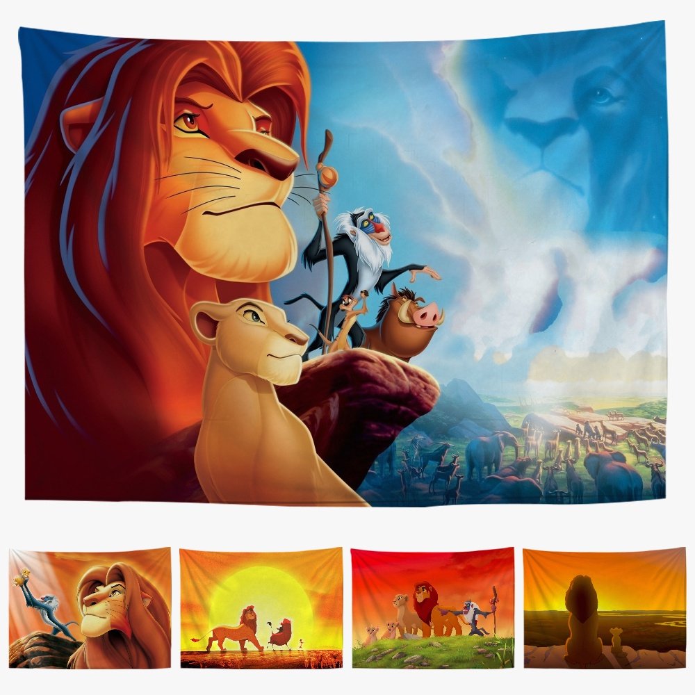 Lion King Print Throw Blanket, Stylish Travel Blanket Lightweight for Girls  Women#01(79x59inch/200x150cm) - Walmart.com