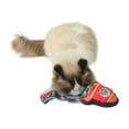 thumbnail image 3 of kashima and Peanuts Rocket Toy, Interactive Kitten Toy, Cloth Strip Hiding Food Chew Toy for Training and Stress Relief, 3 of 7
