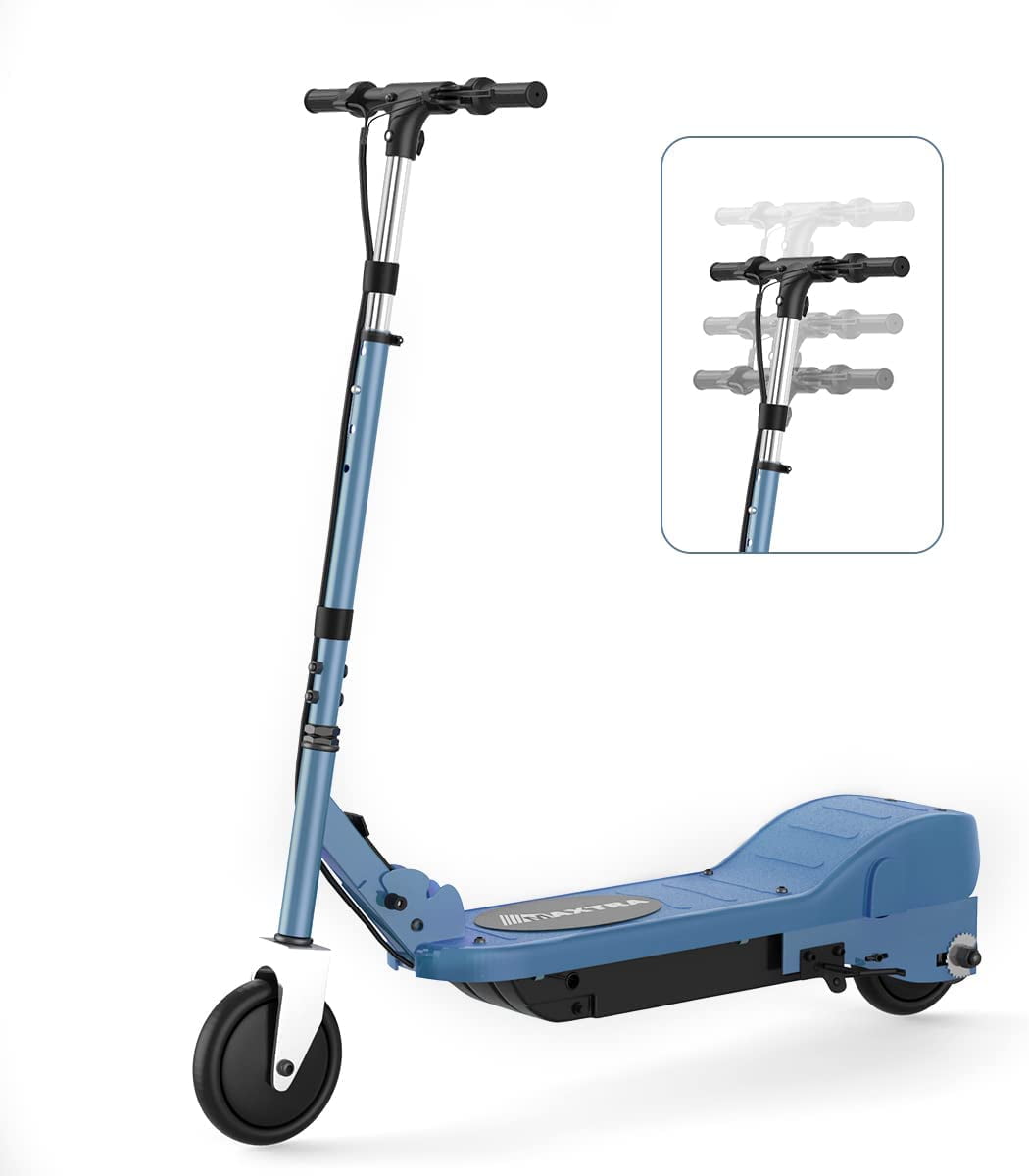 Ryd op skat visuel Maxtra Scooters E100 Electric Scooter for Kids Ages 6-12 - up to 10 Mph,  Foldable and Adjustable Handlebar - Walmart.com