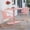 Coral + Iron, variant on Luckynote 3-Piece Outdoor Bistro Set, Iron Frame with Matte Finish, Weather Resistant for Patio Garden, Teal