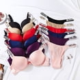thumbnail image 4 of 2 Unids/SET-Bombshell Muy Sexy Add-2-cups Shine Strap Push-Up Bra Panty Tanga, 4 of 4