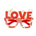 thumbnail image 2 of Party Decor Clearance! Valentine's Day Party Glasses Decorative Supplies Love Love Glasses Frame Dress Up Holiday Party Photo Props Valentines Day Decorations 1×Party Glasses, 2 of 5