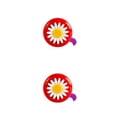 thumbnail image 1 of Transemion Daisy Flower Children Cycling for Handlebars Multi-color Bell Alarming Bike Decor red purple 2Set, 1 of 6
