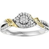 Keepsake Perfect Moments 1/5 Carat T.W. Round Diamond Ring in 10kt White Gold