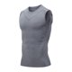 thumbnail image 4 of Camiseta sin mangas de cuello redondo para hombre, blusa informal de verano a la moda de color liso sin mangas con cuello redondo, 4 of 5