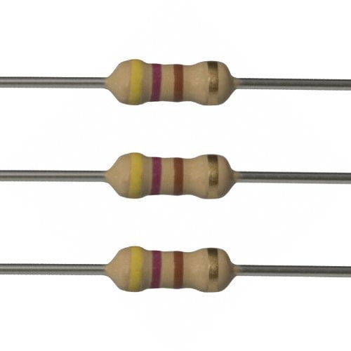 E-Projects 25EP512470R Resistencias de 470 ohmios 1/2 W 5% (paquete de 25)