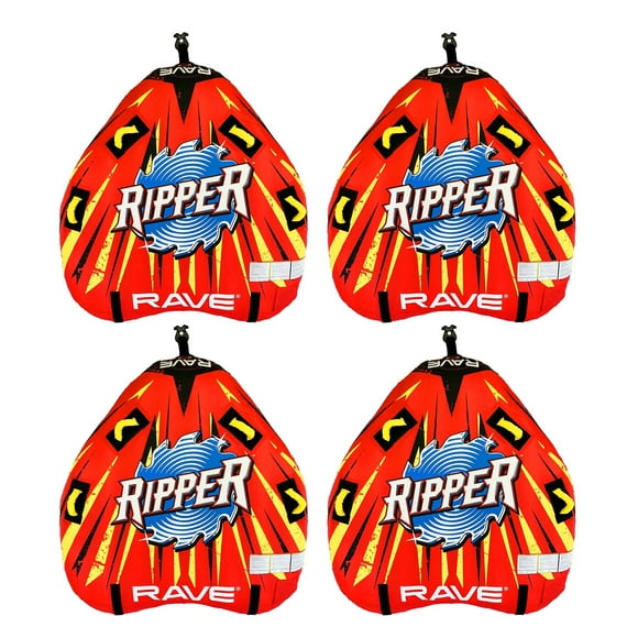 Flotteurs Gonflables de Bateau de Ripper de Pomme 2, Rouge (4 Pack)