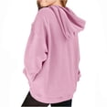 thumbnail image 4 of YOUYEDIAN Hoodies for Teen Girls Casual Oversized Fleece Hooded Sweatshirt, 4 of 5