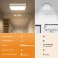 thumbnail image 2 of Luz de techo con sensor de movimiento FULEN LED recargable sin cables, 2 of 9