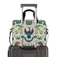 thumbnail image 2 of FORMRS 16" Laptop Bag Carrying Sleeve Case with Handle Travel Shoulder Briefcase, Green Animals Pattern, 2 of 8