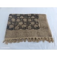 thumbnail image 3 of Handmade Throw Handblock print Throw Cotton Throw Blanket Sofa Décor Room Décor Tassels Hand Loomed Block Print Cotton Twin, Queen size, 3 of 4
