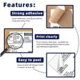 "NefLaca 8.5""x5.5"" Rounded Corner Self Adhesive Shipping Labels, 500