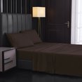 thumbnail image 1 of Bedding sheets, solid color brushed sheets, bed kasa home textile bed on four sets, 1 of 5