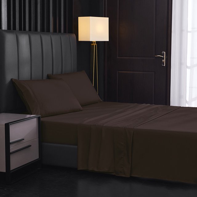 Bedding sheets, solid color brushed sheets, bed kasa home textile bed on four sets