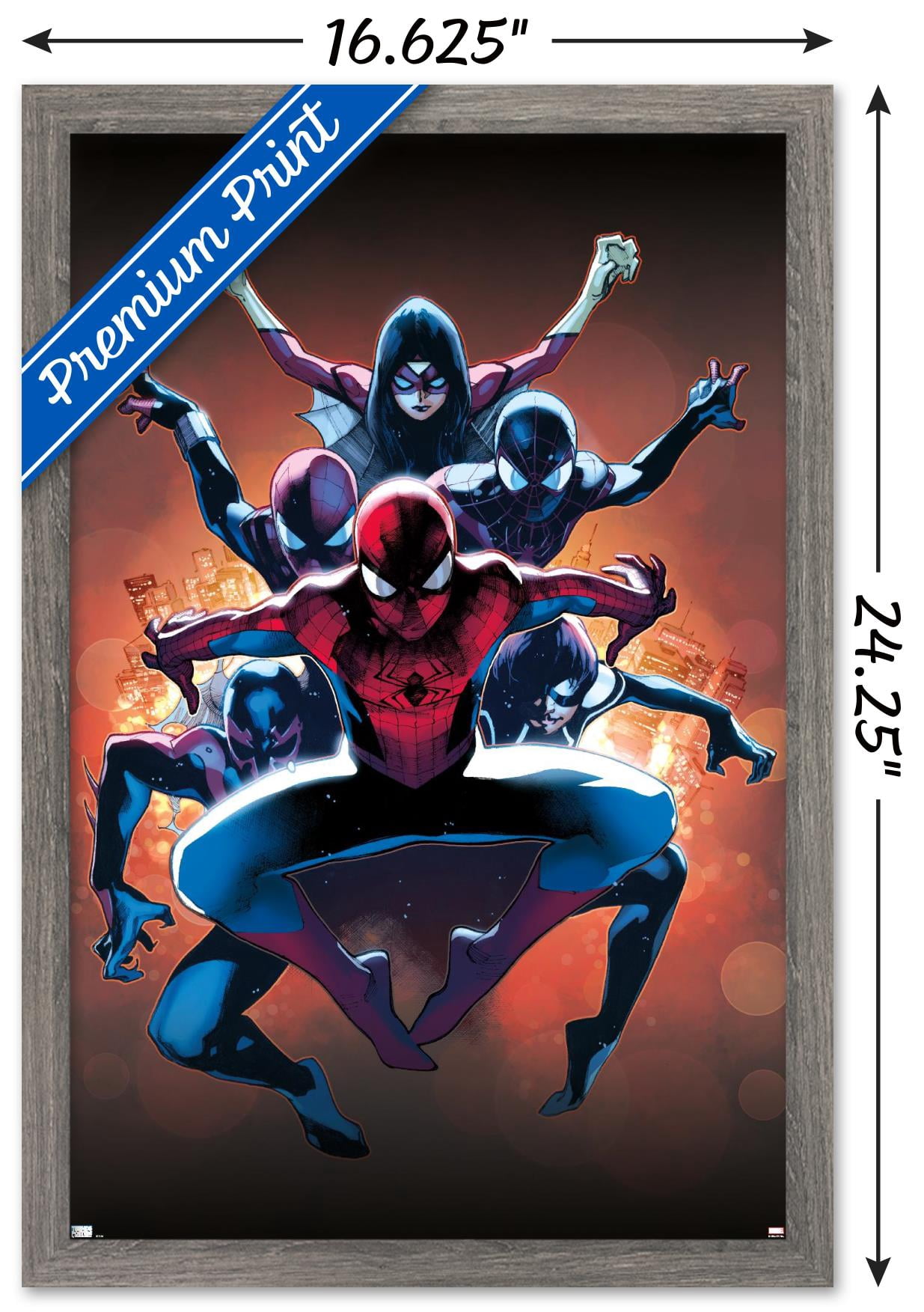 Marvel Comics - Spider-Man - The Amazing Spider-Man #9 Wall Poster, 14.725" x 22.375", Framed